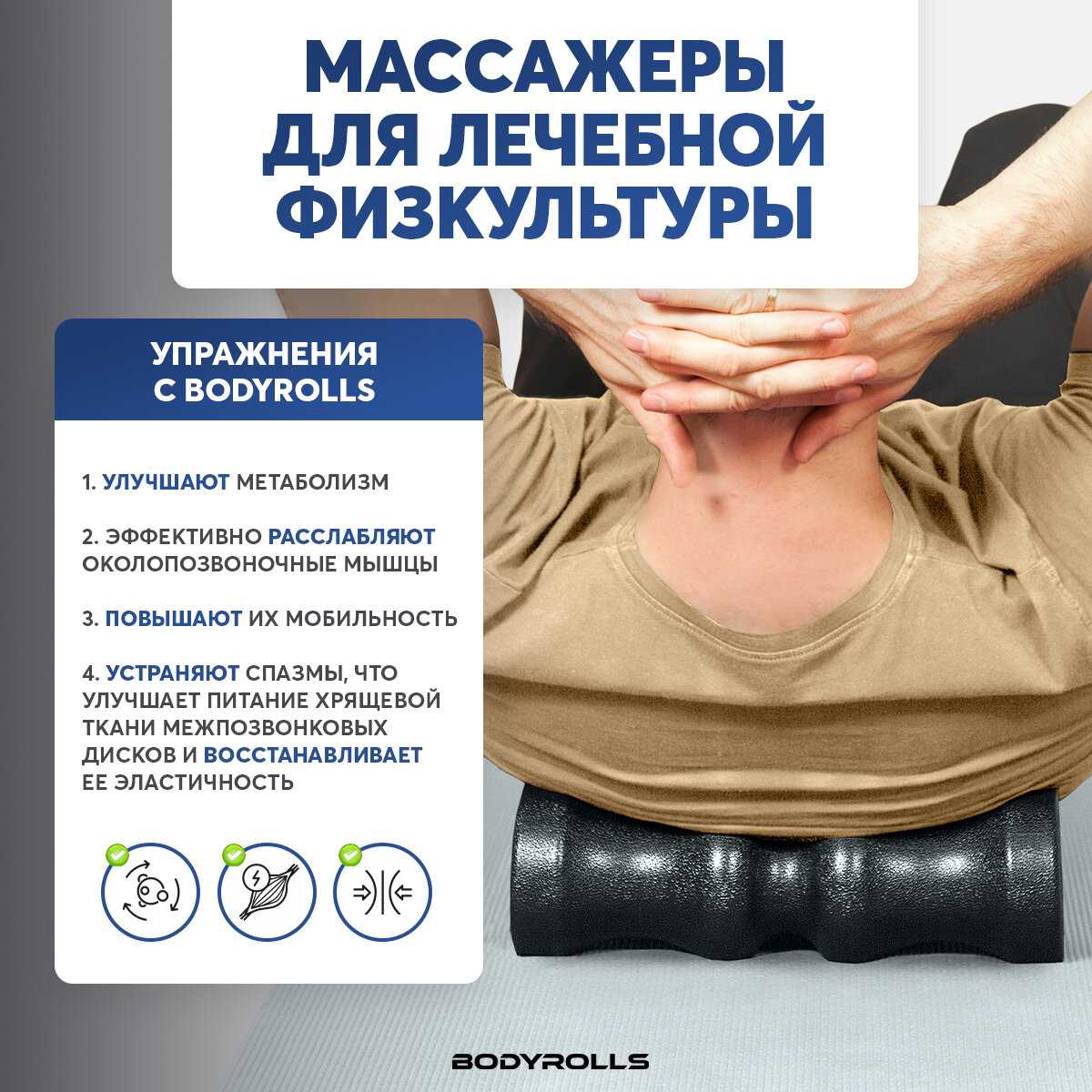 Массажный ролик BODYROLLS SLIDE фотография 15
