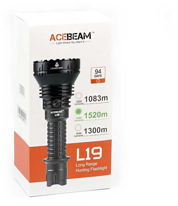 Тактический фонарь ACEBEAM L19 V2.0 фотография 9