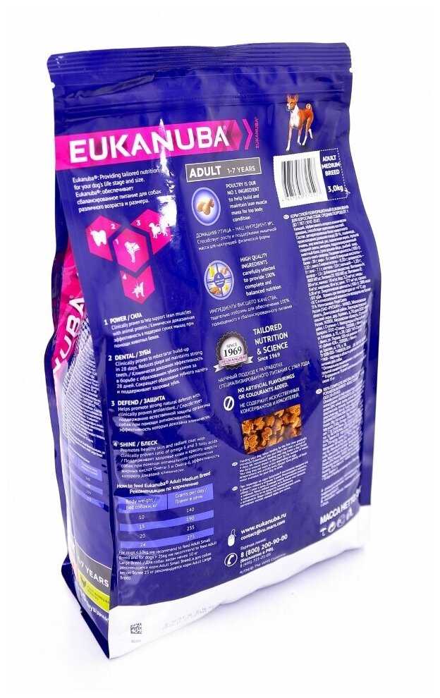 Корм для собак Eukanuba для ухода за ротовой полостью, здоровья кожи и шерсти фотография 15