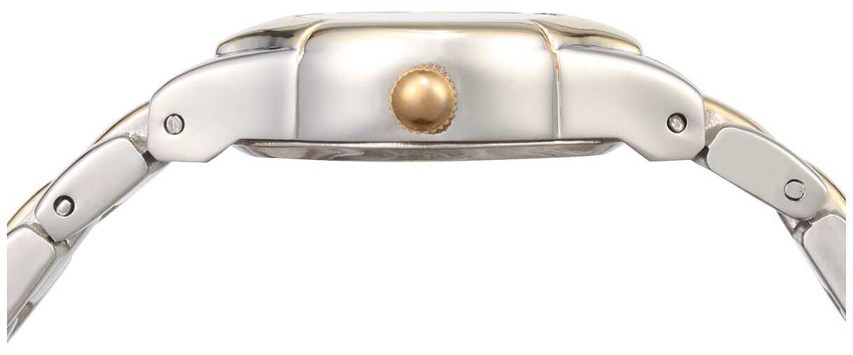 Наручные часы на браслете Omax HL0002 GS 02 комбинированный цвет золото с серебром черный циферблат со стразами фотография 3