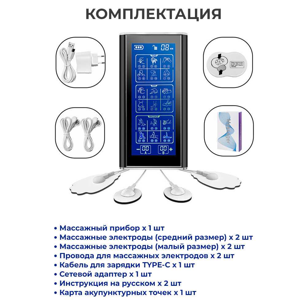 Массажер миостимулятор для тела EMS-450 фотография 19