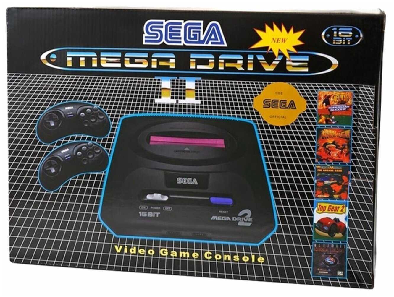 SEGA Mega Drive 2 (16 Bit) + Mortal Kombat Ultimate (38 игр) фотография 3
