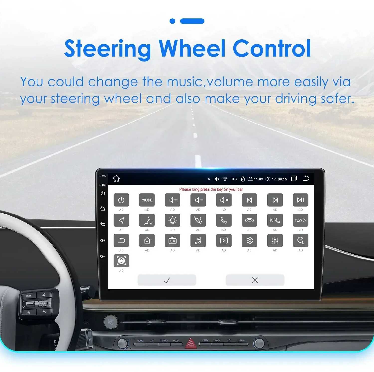 Автомагнитола Carplay Android для Volkswagen VW Touareg Multivan T5 Transporte 2004-2011 (7862) фотография 6
