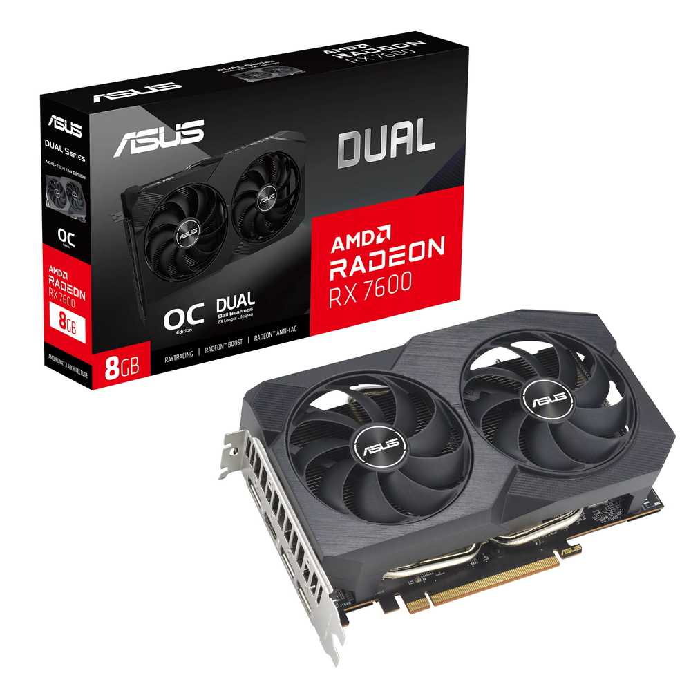 Видеокарта Asus AMD Radeon RX 7600 (DUAL-RX7600-O8G-V2) фотография 12