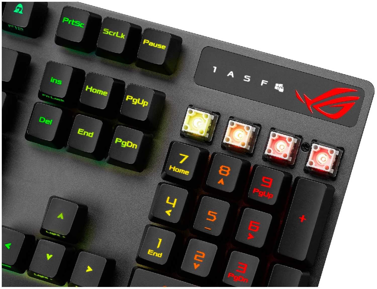 Игровая клавиатура ASUS ROG Strix Scope RX (ROG RX RED) фотография 5
