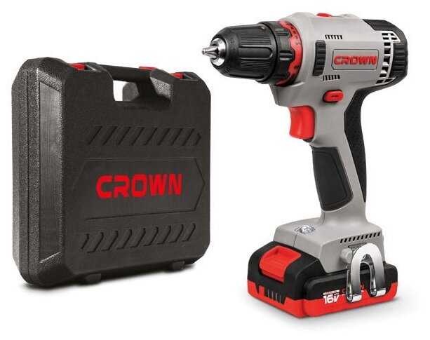 Аккумуляторный шуруповерт CROWN CT21082H-2 BMC фотография 1