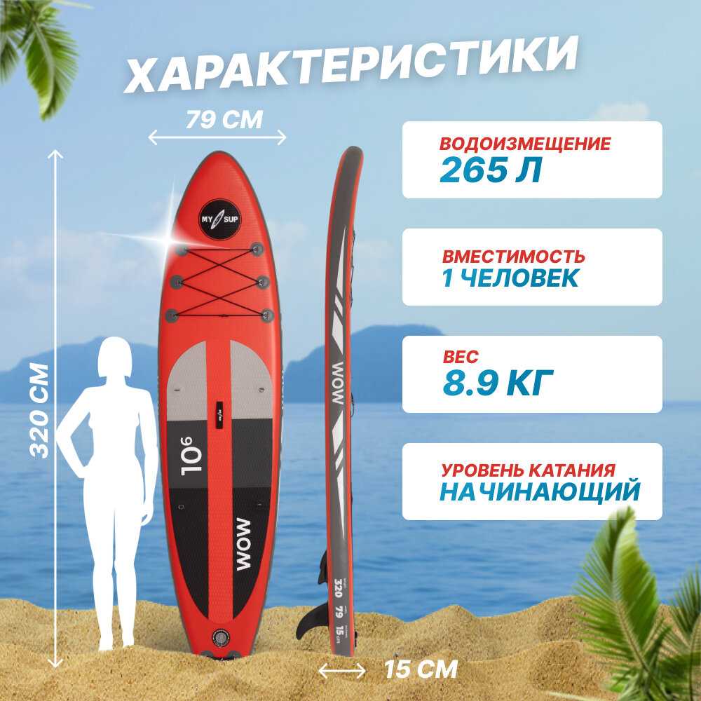 Сап борд MY SUP 12.6 Tropics фотография 22