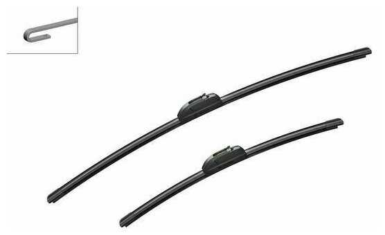 Щетка стеклоочистителя бескаркасная Bosch Aerotwin AR652S, 2 шт. фотография 6