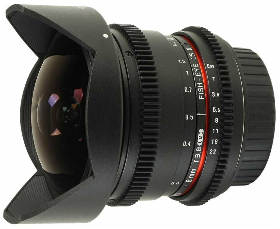 Объектив Samyang 8mm T3.8 AS IF UMC Fish-eye CS II (VDSLR)