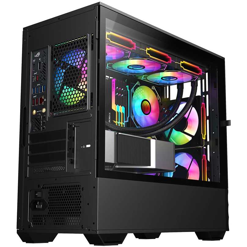 Корпус 1STPLAYER DK D7 mATX 3x120mm LED fans (D7-WH-3F1-W) фотография 5