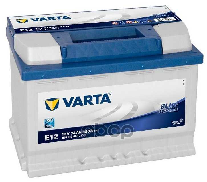 Автомобильный аккумулятор VARTA Blue Dynamic E12 (574 013 068) фотография 6