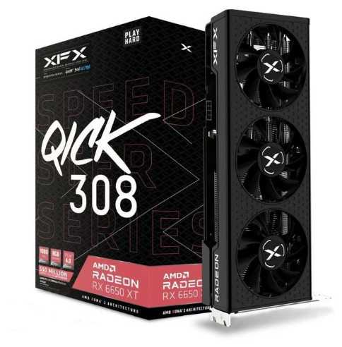 Видеокарта XFX Speedster QICK 308 Radeon RX 6650 XT Ultra 8 GB (RX-665X86VBY)