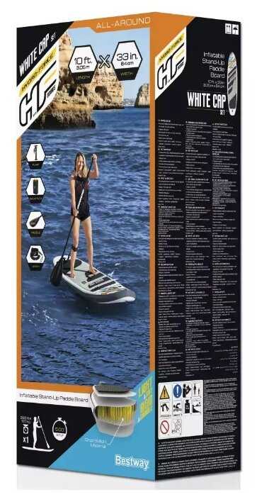 Cап доска SUP board Bestway Hydro-Force White Cap 3,05 м арт. 65342 фотография 13