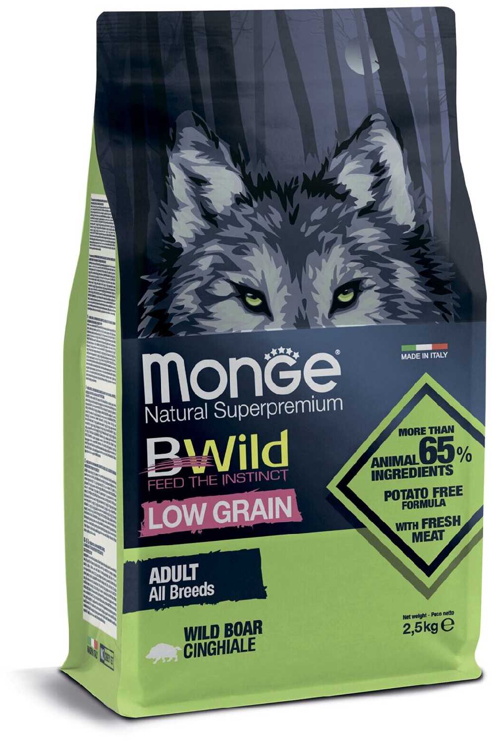 Корм для собак Monge BWILD Feed the Instinct Low Grain фотография 6