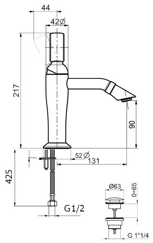 Смеситель Webert OA830102 фотография 1
