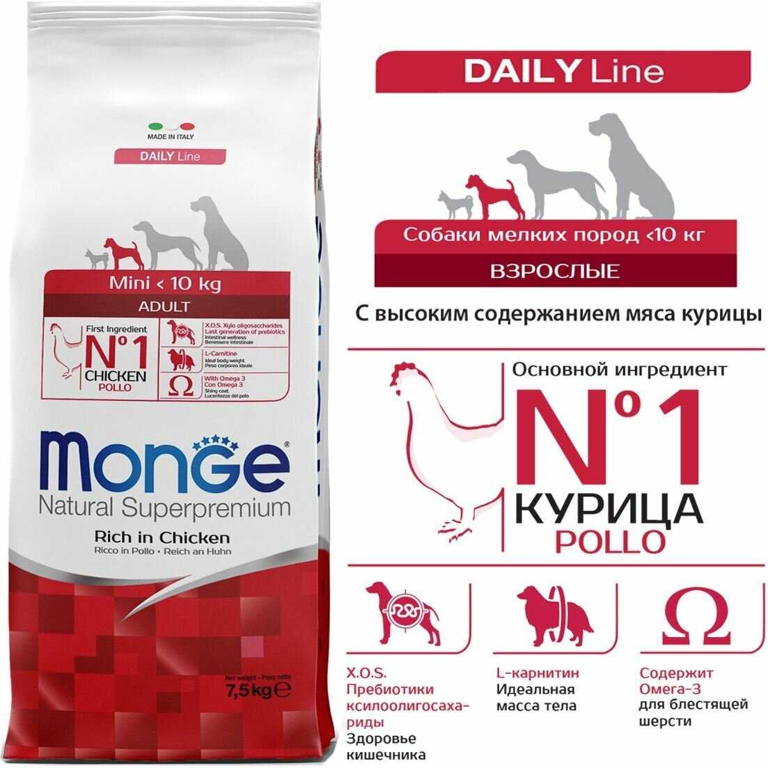 Корм для собак Monge Daily Line (курица с рисом) фотография 17