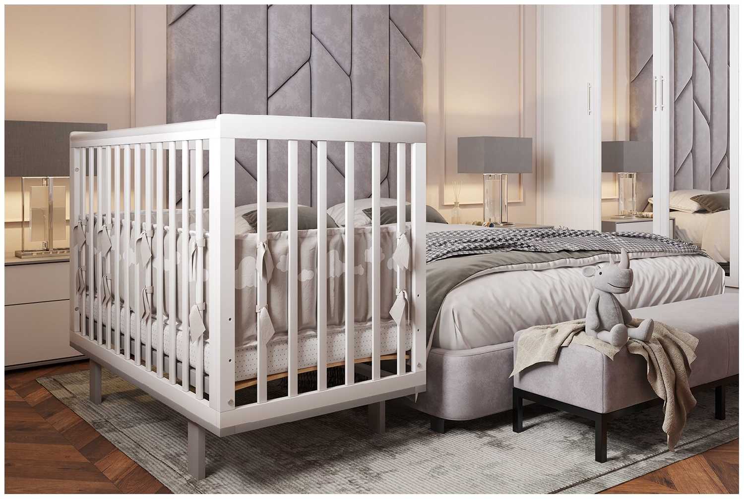 Классическая кроватка Polini Kids Simple 340 фотография 14