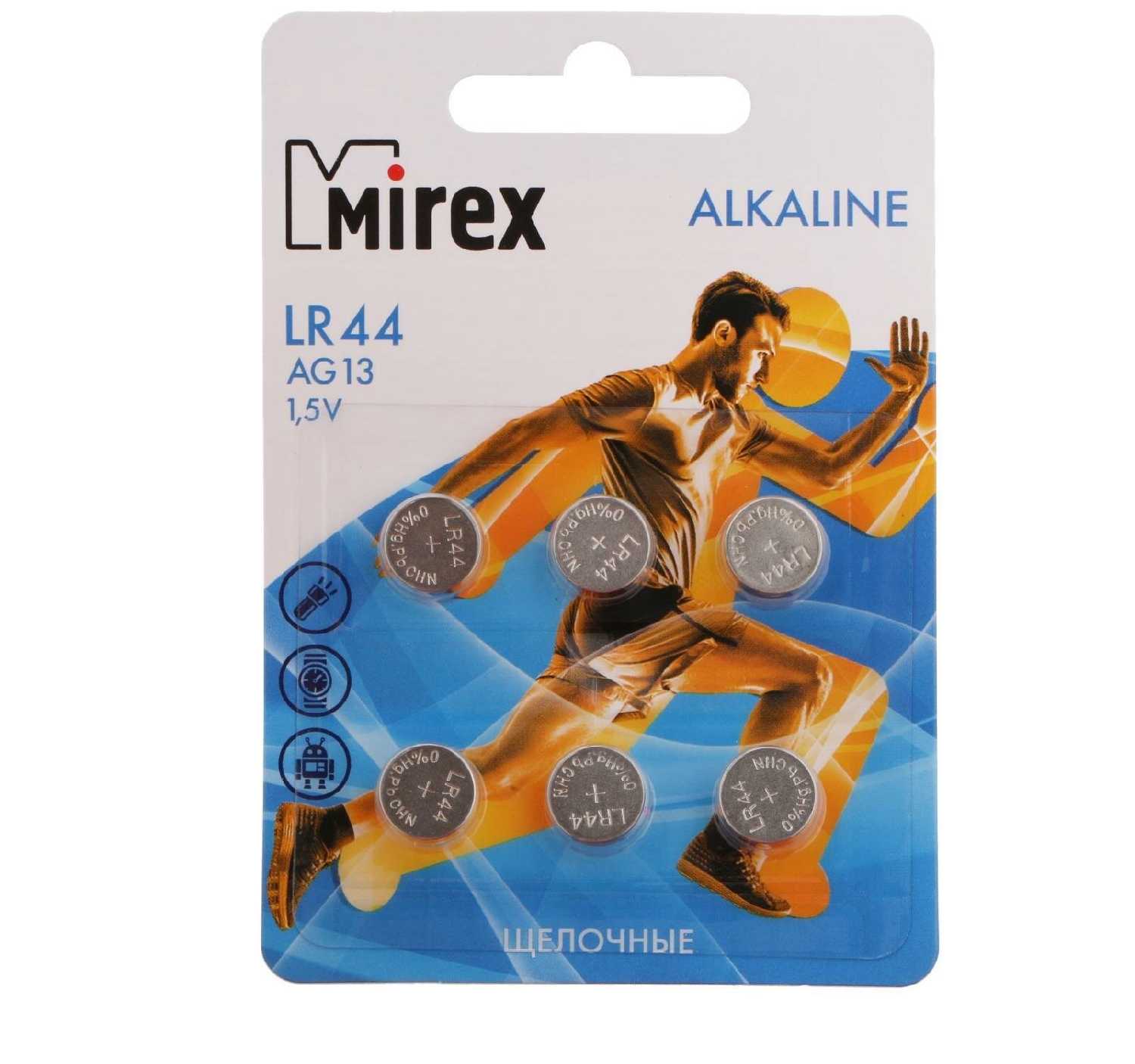Батарейка для часов Mirex LR44 AG13 фотография 11