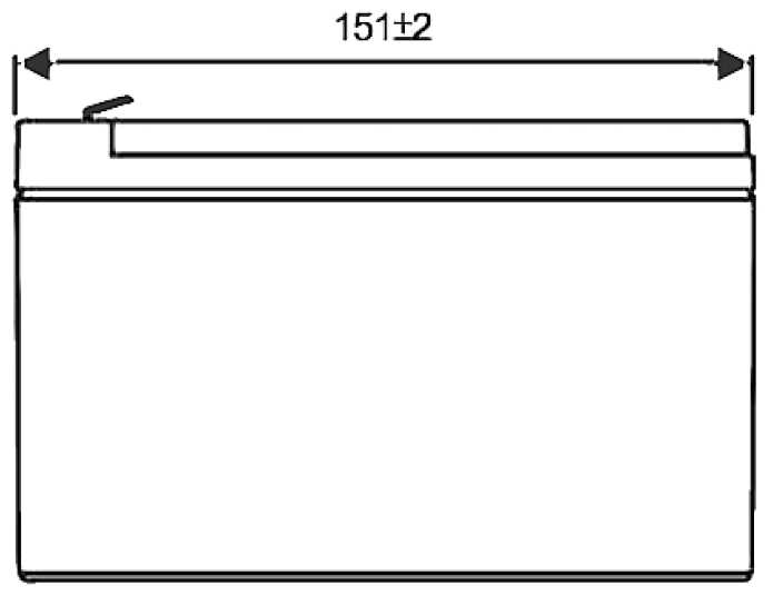 Аккумуляторная батарея WBR GP1272 фотография 4