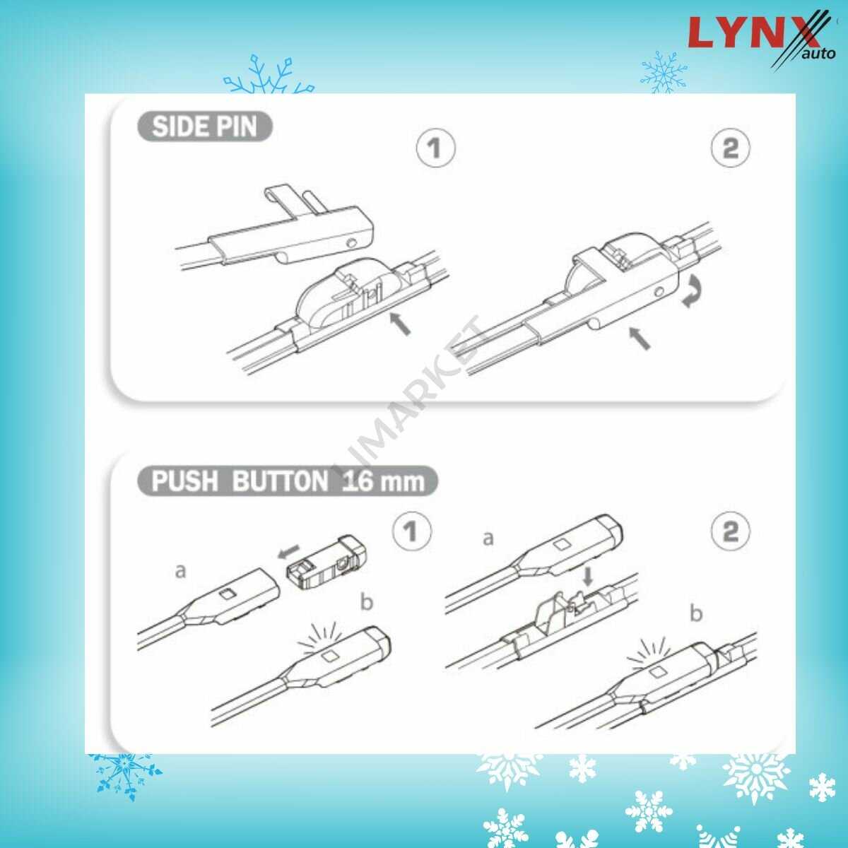 Зимние дворники Audi LYNXauto (600 500 мм) фотография 16