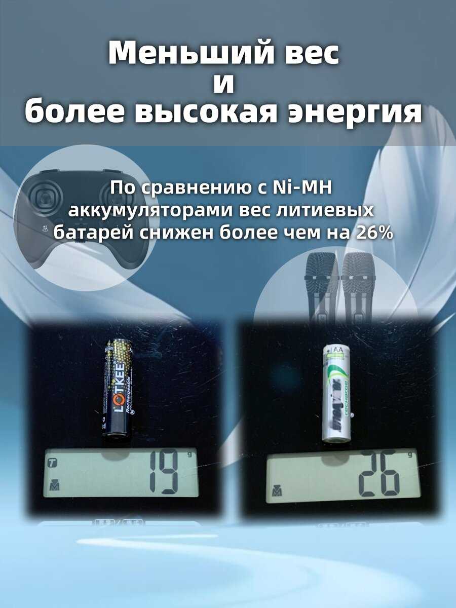 Литиевая батарея LOTKEE aaa аккумулятор li ion 1.5v (Мизинчиковые) фотография 32