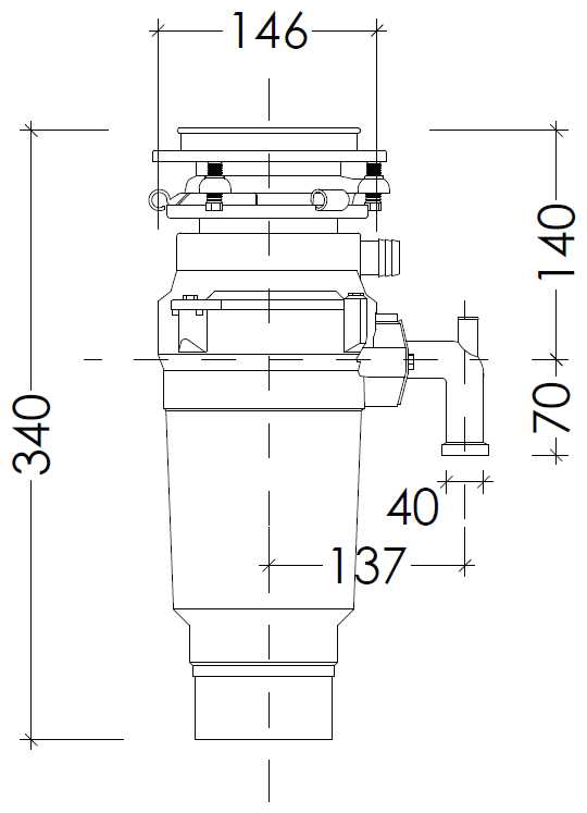 Бытовой измельчитель WASTE FIGHTER F-22 Standard фотография 11