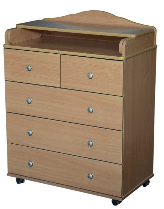 Пеленальный комод Кедр Victoria 805 ЛДСП фотография 6