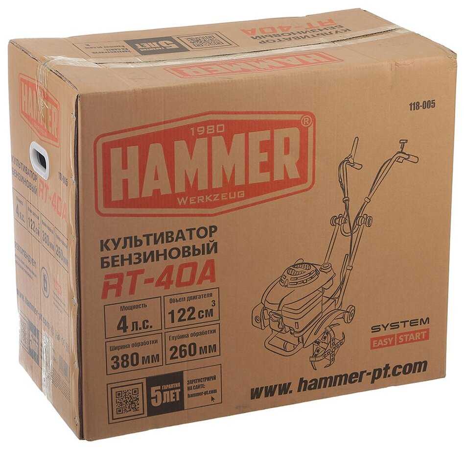 Культиватор электрический Hammer RT-40A, 3000 Вт фотография 18