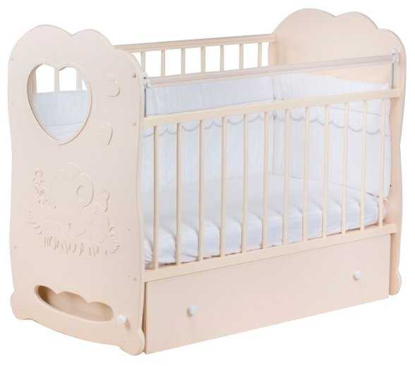 Кроватка Островок уюта Слоненок, классическая, поперечный маятник фотография 2