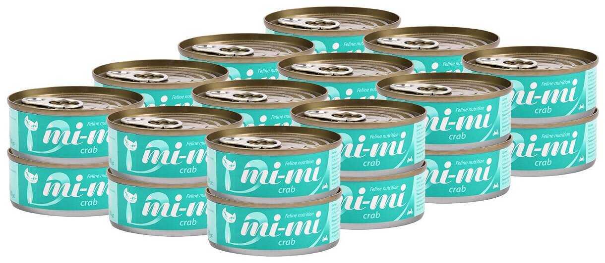 Корм для кошек и котят Mi-Mi беззерновой с тунцом и мясом краба фотография 14
