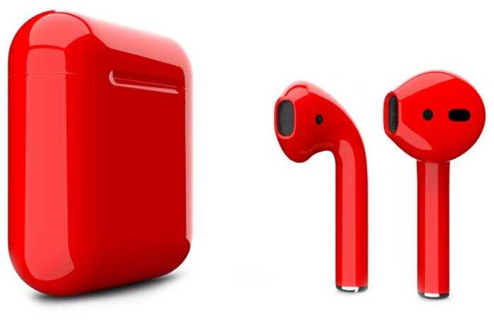 Беспроводные наушники Apple AirPods 2 Color (без беспроводной зарядки чехла) фотография 1
