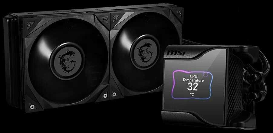 Комплект вентиляторов для процессора MSI MAG CoreLiquid S280 фотография 14