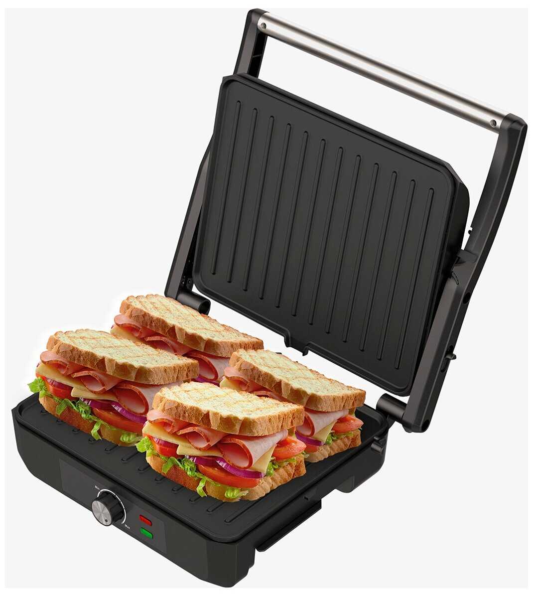 Гриль Pioneer с панелями, 3 рабочих положения: гриль, мини-печь и ...