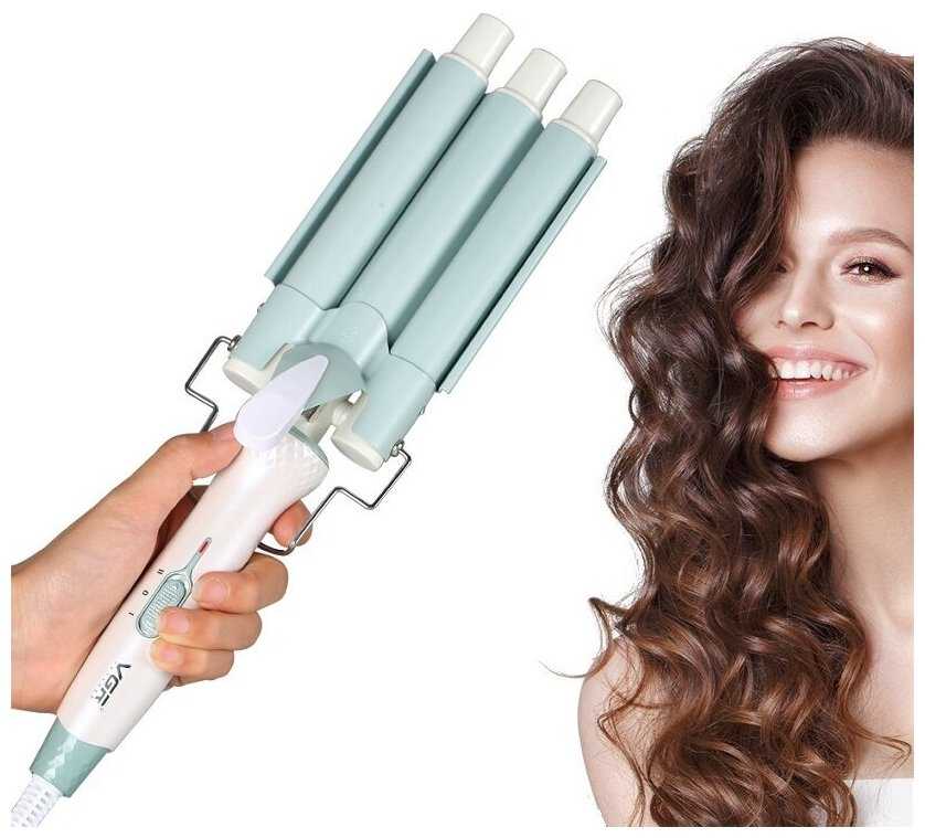 Щипцы для завивки волос V-595