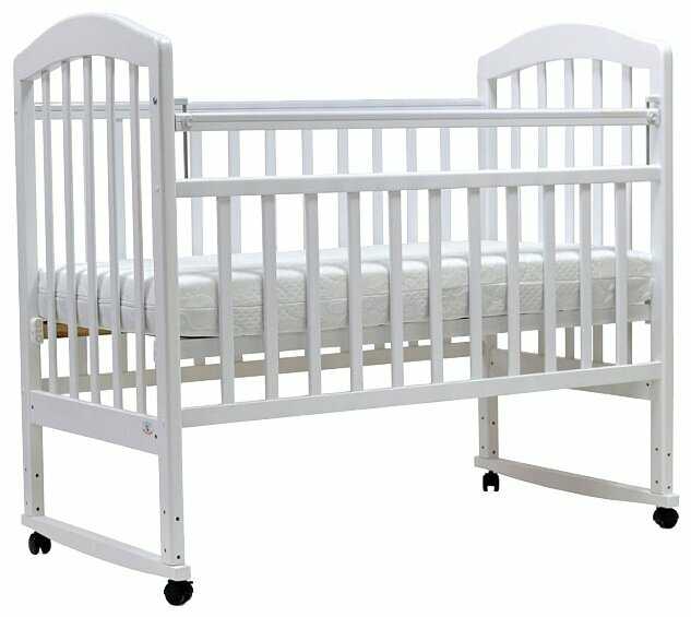 Кроватка Топотушки Лира-2, качалка, полозья для качания