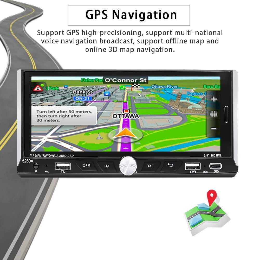 1din Android 13 Автомобильный радиоприемник (4G-32G-MIC-2 AHD) фотография 12