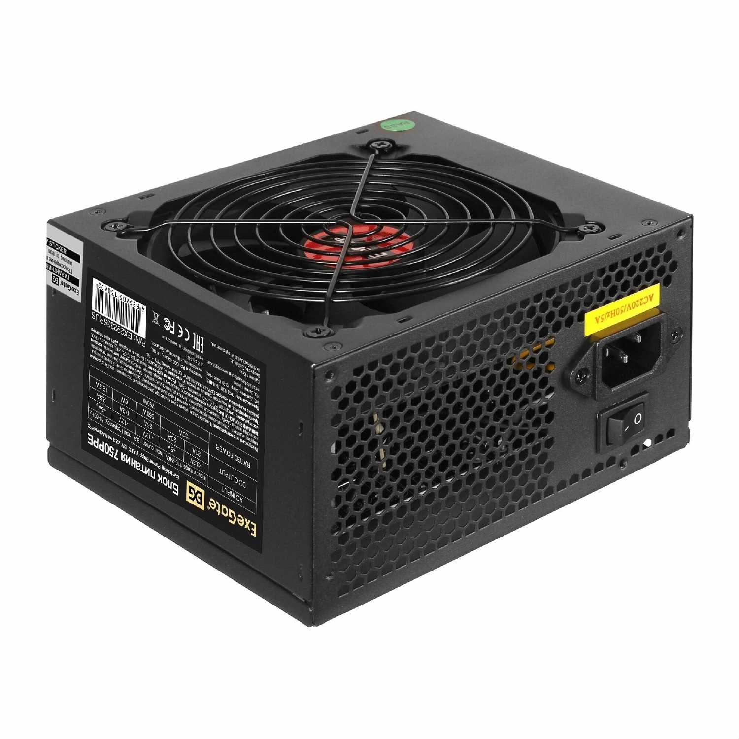 Блок питания EXEGATE 750W (EX292335RUS) фотография 1