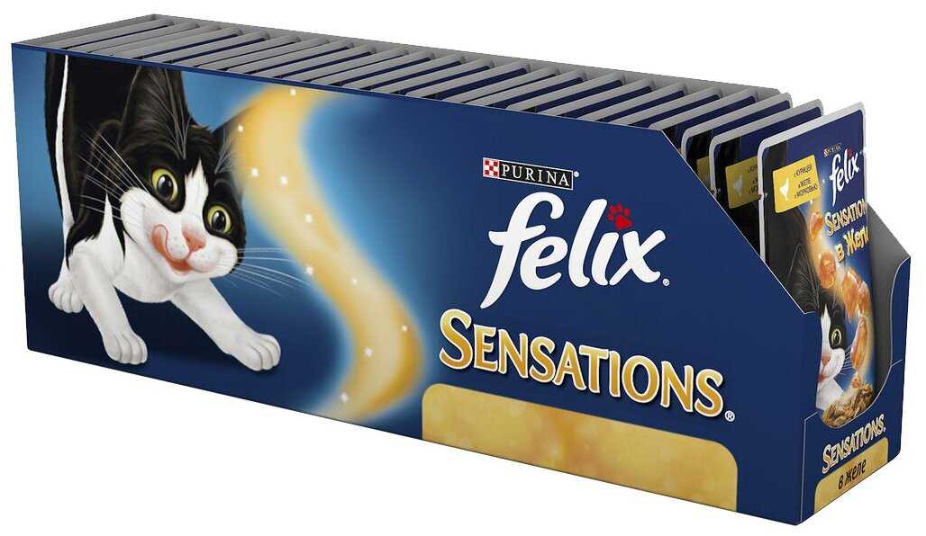 Корм для взрослых кошек Felix Sensations (кусочки в соусе) фотография 2