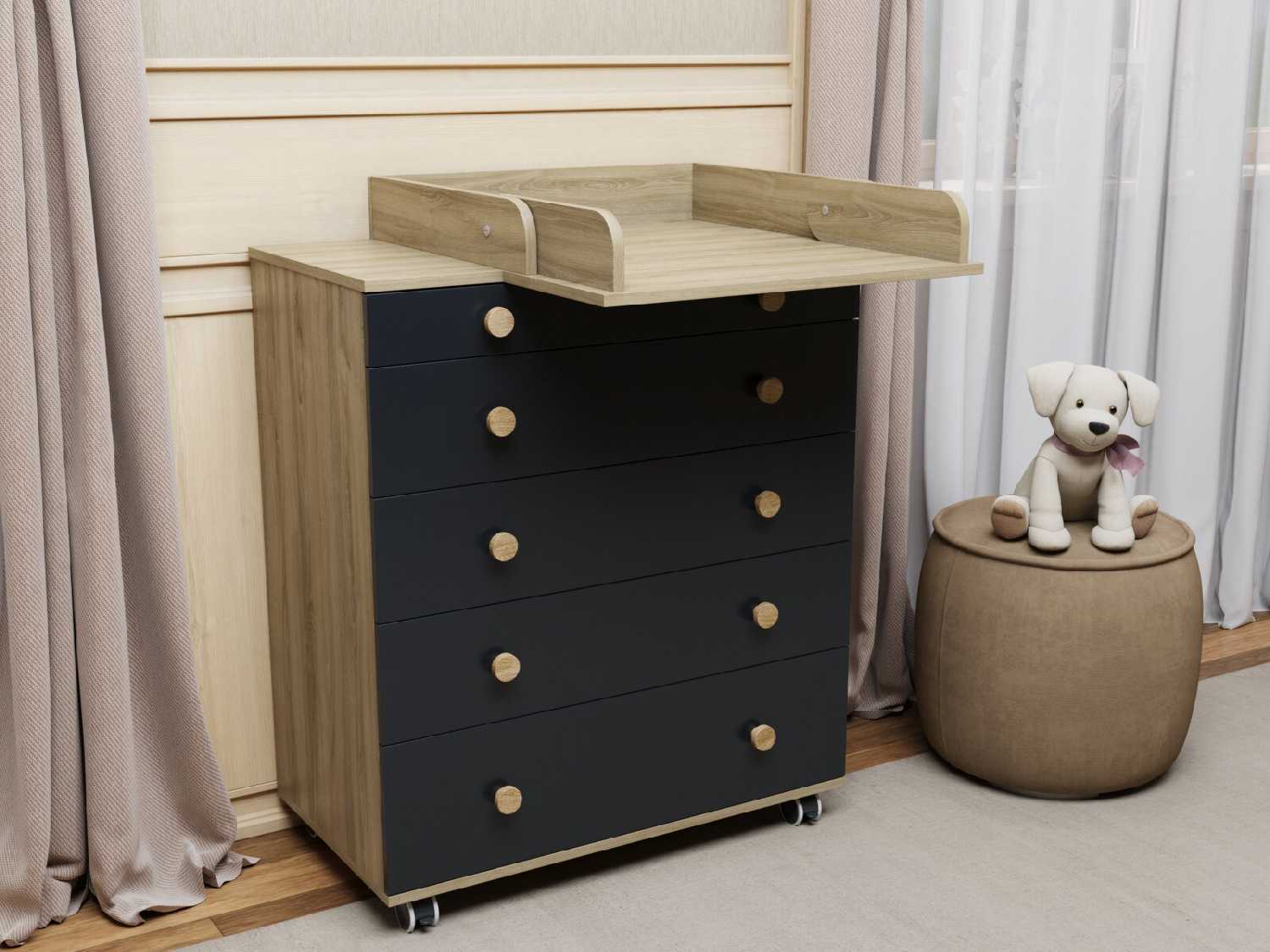 Комод Incanto Идеальный (с пеленальным столиком) фотография 4