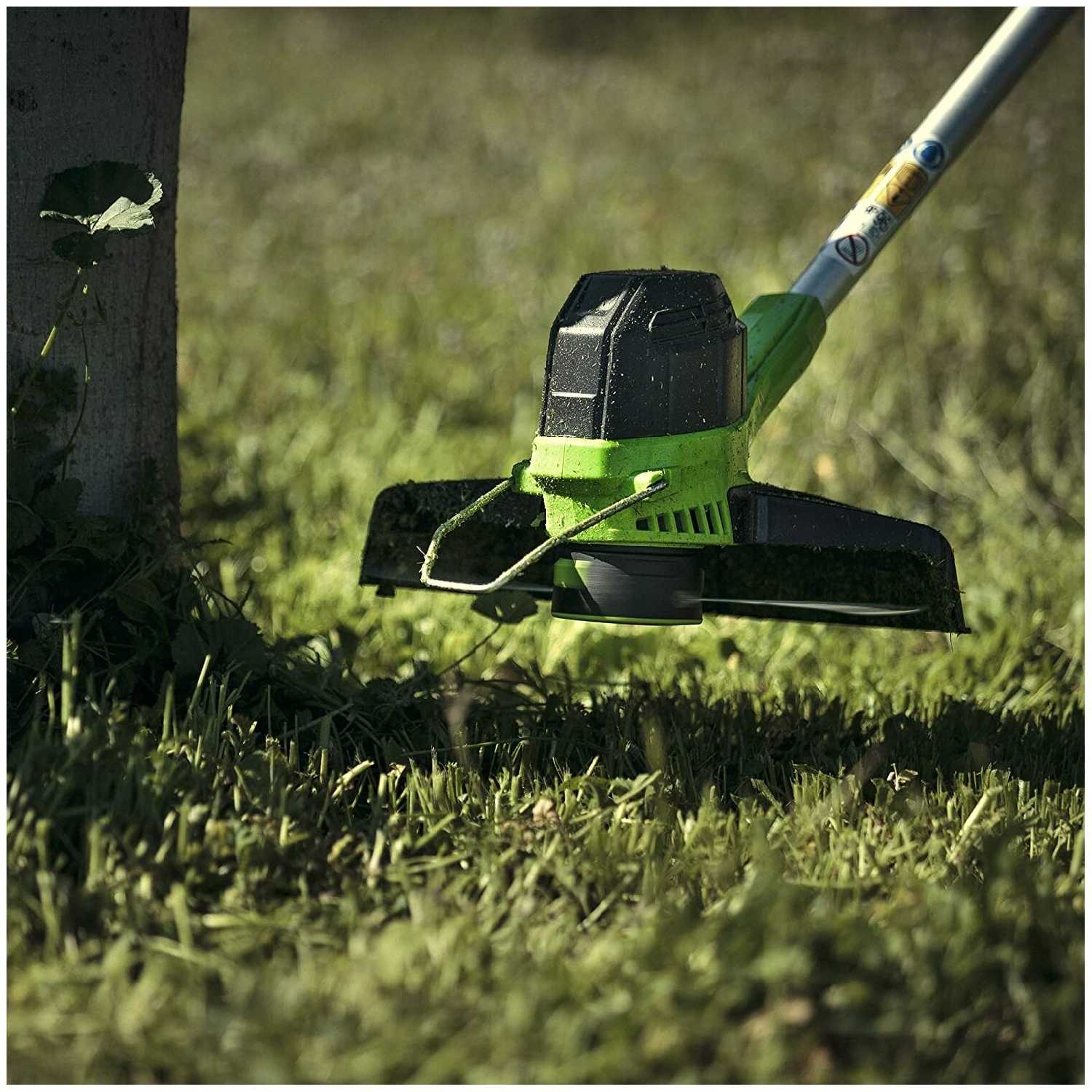 Триммер электрический Greenworks G40LT30 (2101507) фотография 17