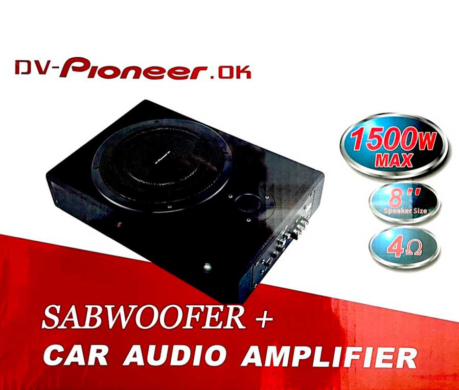Сабвуфер автомобильный активный Pioneer GB (2000W MAX 8