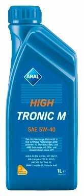Синтетическое моторное масло ARAL High Tronic M SAE 5W-40