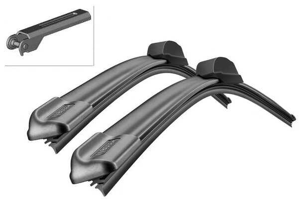 Щетка стеклоочистителя бескаркасная Bosch Aerotwin A935S, 2 шт.