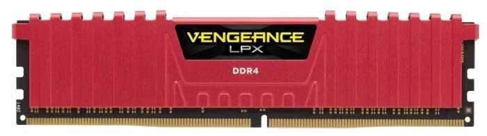 Оперативная память Corsair Vengeance LPX 8 ГБ DDR4 DIMM CL14 (CMK8GX4M1A2400C14R)