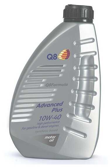 Синтетическое моторное масло Q8 Formula Advanced Plus 10W-40 фотография 1