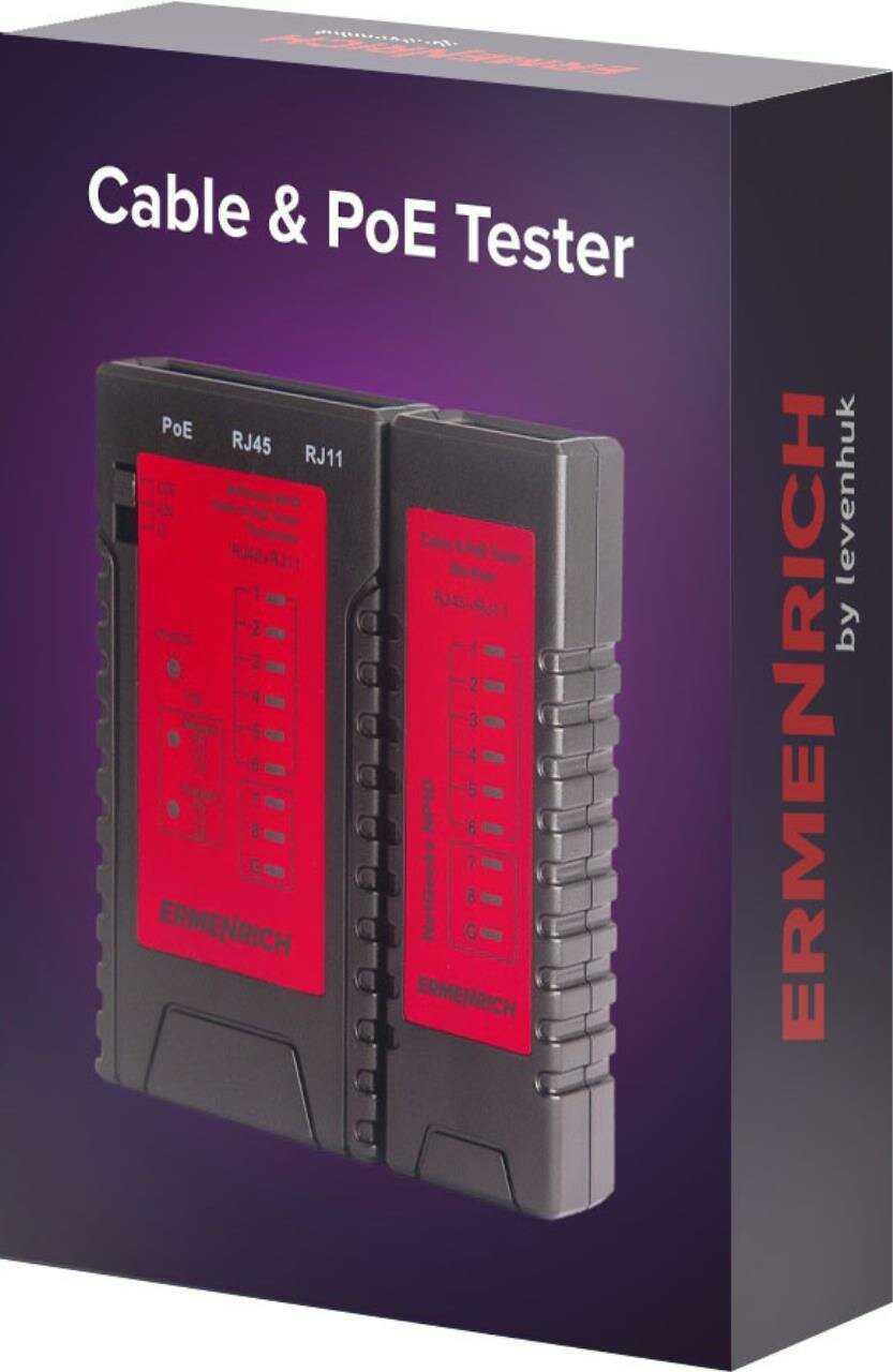 Кабельный тестер Ermenrich NetGeeks NP10 фотография 9