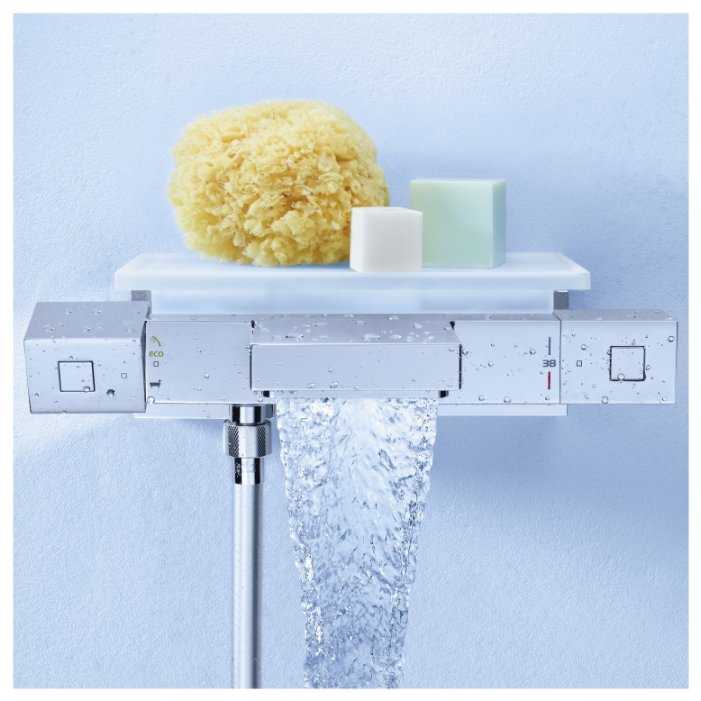Термостат для душа Grohe Grohtherm Cube 34502000, рычажный фотография 1