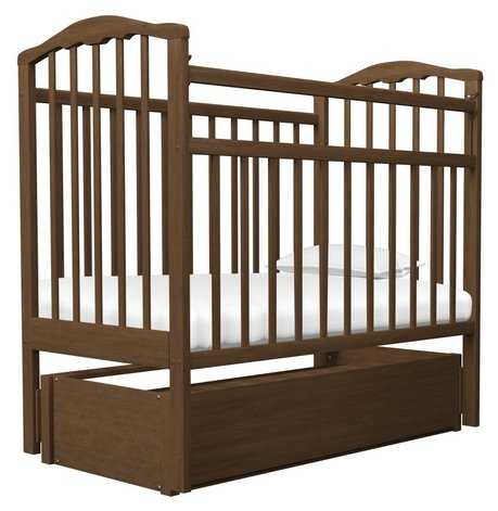 Кроватка Агат Золушка-6, классическая, продольный маятник фотография 4