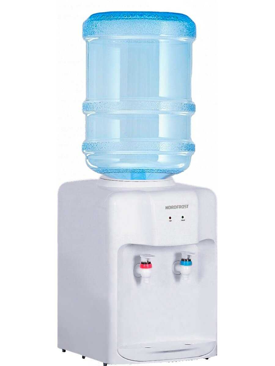 Настольный кулер для воды NORDFROST D-10W [с электронным охлаждением и нагревом] фотография 1