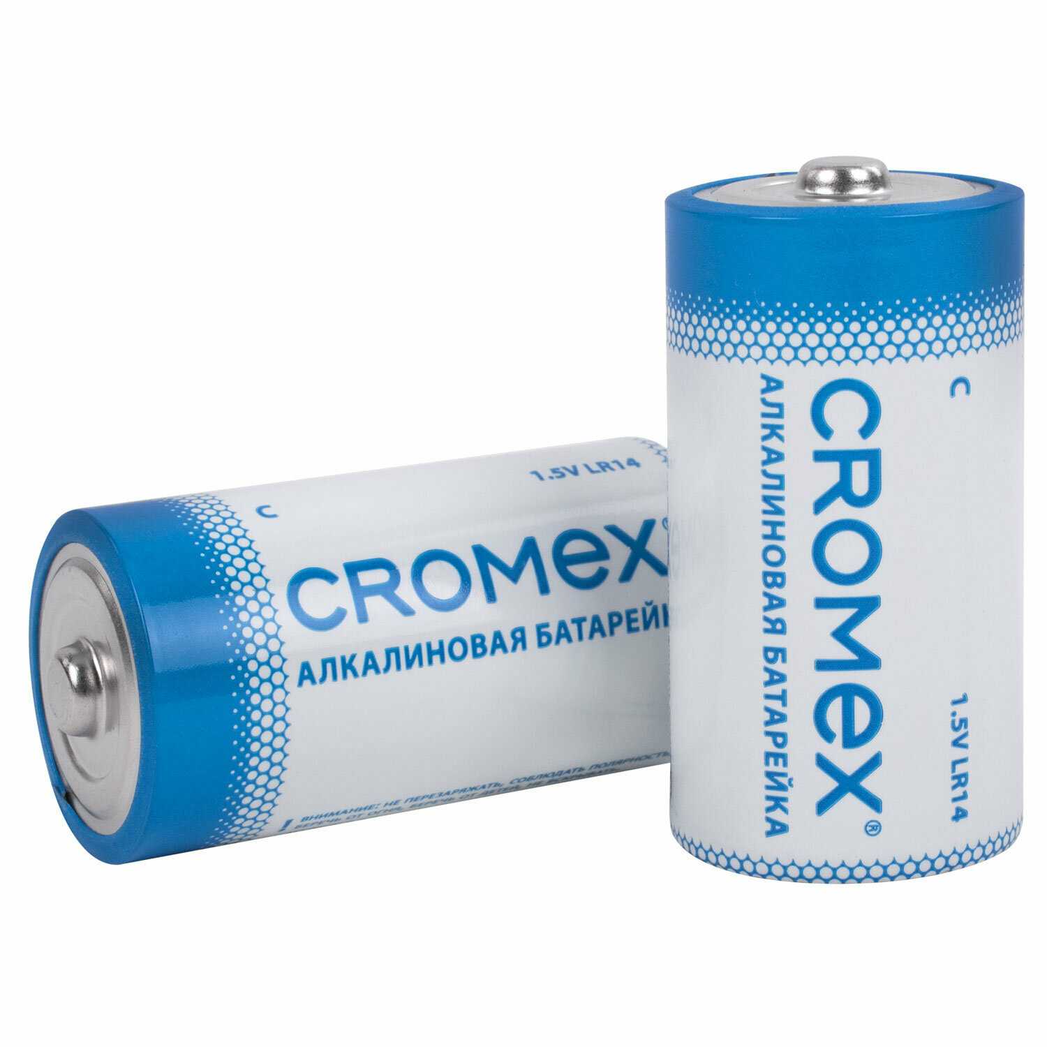 Батарейки алкалиновые CROMEX Alkaline C (LR14, 14А) (456455) фотография 2
